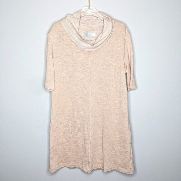 Free People Beach Peach Pullover Cowl Neck Dress - Picture 1 of 10